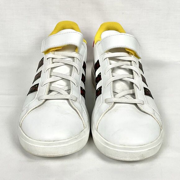 Adidas x Disney Grand Court J Mickey Mouse Sneakers Authentic Sz US Men’s 7 - Picture 4 of 12
